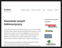 Tablet Screenshot of krebane.pl